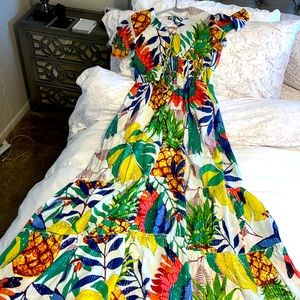 Women’s STUNNING, VIBRANT, COLORFUL, Maxi Dress! 🔥🔥New w/tags!